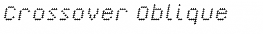 Download Crossover Oblique Font Title Preview