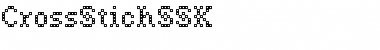 Download CrossStichSSK Regular Font Title Preview