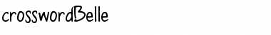 Download crosswordBelle Regular Font Title Preview