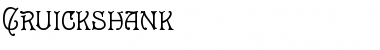 Download Cruickshank Regular Font Title Preview