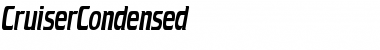 Download CruiserCondensed Regular Font Title Preview