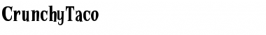 Download Crunchy Taco Regular Font Title Preview