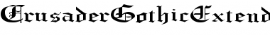 Download CrusaderGothicExtended Regular Font Title Preview