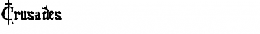 Download Crusades Crusades Font Title Preview