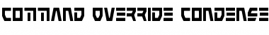 Download Command Override Condensed Condensed Font Title Preview