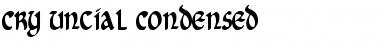 Download Cry Uncial Condensed Condensed Font Title Preview