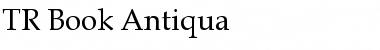 Download TR Book Antiqua Regular Font