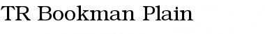 Download TR Bookman Plain Font