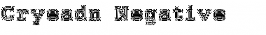 Download Cryeadn Negative Regular Font Title Preview