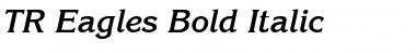 Download TR Eagles Bold Italic Font