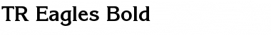 Download TR Eagles Bold Font