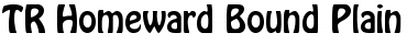 Download TR Homeward Bound Font