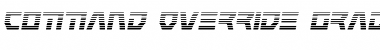Download Command Override Gradient Italic Italic Font Title Preview