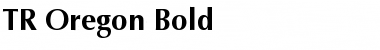 Download TR Oregon Bold Font