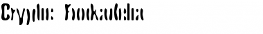 Download Cryptic Funkadelia Regular Font Title Preview
