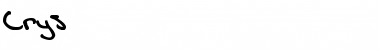 Download Crys Hand Font Title Preview