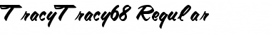 Download TracyTracy68 Regular Font Title Preview