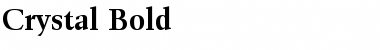 Download Crystal Bold Font Title Preview