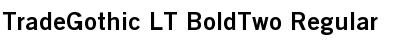 Download TradeGothic LT BoldTwo Regular Font