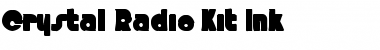Download Crystal Radio Kit Ink Regular Font Title Preview