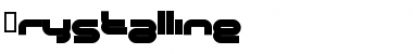 Download Crystalline Regular Font Title Preview