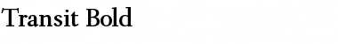 Download Transit Bold Font Title Preview