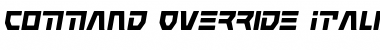 Download Command Override Italic Italic Font Title Preview