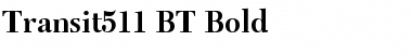 Download Transit511 BT Bold Font