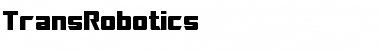 Download TransRobotics Regular Font