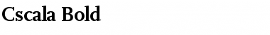 Download Cscala Bold Font Title Preview