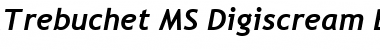 Download Trebuchet MS Digiscream Bold Italic Font