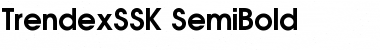 Download TrendexSSK SemiBold Font