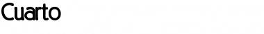 Download Cuarto Regular Font Title Preview