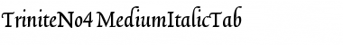 Download TriniteNo4 Medium Font