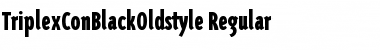 Download TriplexConBlackOldstyle Regular Font