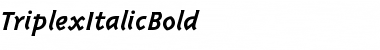 Download TriplexItalicBold Font