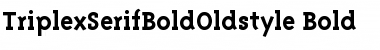 Download TriplexSerifBoldOldstyle Bold Font