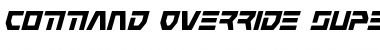 Download Command Override Super-Italic Italic Font Title Preview