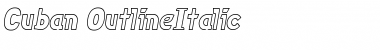 Download Cuban Medium Italic Font Title Preview