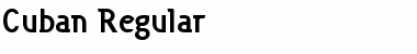 Download Cuban Regular Font Title Preview