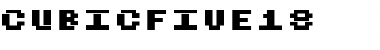Download CubicFive18 BoldExpanded Font Title Preview