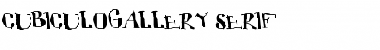 Download CUBICULOGALLERY SERIF Regular Font Title Preview