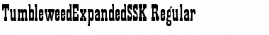 Download TumbleweedExpandedSSK Font