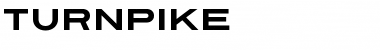 Download Turnpike Regular Font Title Preview