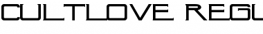 Download CultLove Regular Regular Font Title Preview
