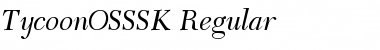 Download TycoonOSSSK Regular Font