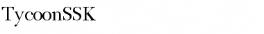 Download TycoonSSK Regular Font Title Preview