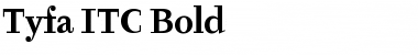 Download Tyfa ITC Bold Font Title Preview