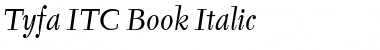 Download Tyfa ITC Book Italic Font Title Preview