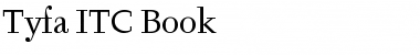 Download Tyfa ITC Book Font Title Preview